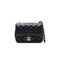 [스페셜오더]CHANEL-A35200 샤넬 다크 레드 램스킨 실버 메탈 미니 쁘띠삭 플랩백