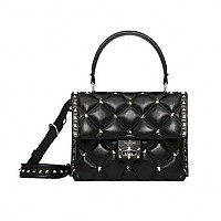 [스페셜오더]VALENTINO-RW2B0B55 발렌티노 화이트 미디엄 VLTN 캔디스터드 탑 핸들백