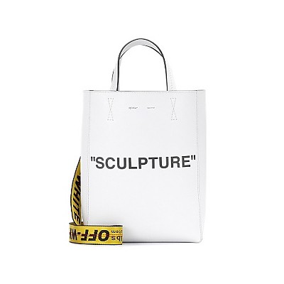 [스페셜오더]OFF WHITE-OWNA035 오프화이트 블랙 Sculpture 라지 토트백