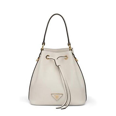 [스페셜오더]PRADA-1BE032 프라다 핑크 사피아노 버킷백