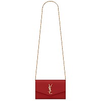 [스페셜오더]SAINT LAURENT-607788 생 로랑 블랙 캐비어 업타운 체인 월릿