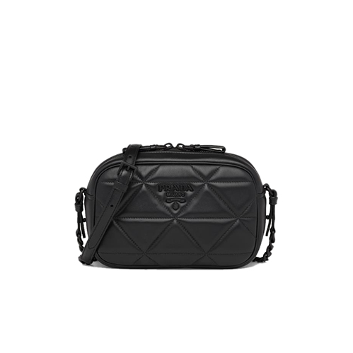 [스페셜오더]PRADA-1BH141 프라다 블랙 퀼티드 스펙트럼 카메라 숄더백