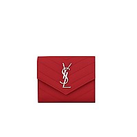 [스페셜오더]SAINT LAURENT-403943 생 로랑 모노그램 실버메탈 컴팩트 3단 지갑
