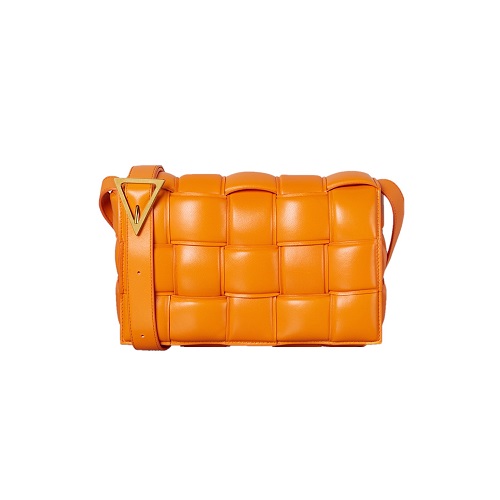 [스페셜오더]BOTTEGA VENETA-591970 보테가 베네타 라이트 오렌지 패딩 카세트 백