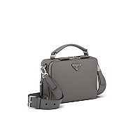 PRADA-2VH069 프라다 커피 브리크 사피아노 가죽 백