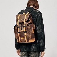 LOUIS VUITTON-M14676 루이비통 블루 모노그램 헤리티지 크리스토퍼 백팩 MM