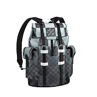 LOUIS VUITTON-M14676 루이비통 블루 모노그램 헤리티지 크리스토퍼 백팩 MM