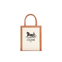 [스페셜오더]CELINE-194372 셀린느 레드 트리오페 캔버스 미니 버티컬 카바스 백
