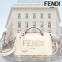 [스페셜오더]FENDI-8BL146 펜디 브라운 바이 더 웨이 미디엄 보스턴 백