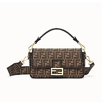 [스페셜오더]FENDI-8BR600 펜디 베이지/블랙 누벅 바게트