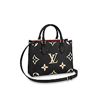 LOUIS VUITTON-M14576 루이비통 블랙 모노그램 송아지 가죽 온더고 PM