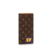 LOUIS VUITTON-M14110 루이비통 스카이 블루 모노그램 브라짜 월릿