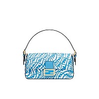 [스페셜오더]FENDI-8BS050 펜디 블루 글레이즈드 캔버스 버티고 미니 백