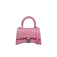 [스페셜오더]BALENCIAGA-592833 발렌시아가 화이트 아워글래스 탑 핸들백 XS