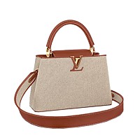 [스페셜오더]LOUIS VUITTON-M48864 루이비통 토뤼옹 가죽 느와르 카퓌신 MM