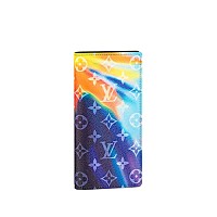 LOUIS VUITTON-M14110 루이비통 스카이 블루 모노그램 브라짜 월릿