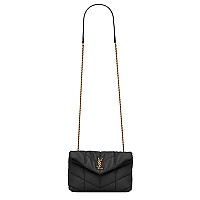 [스페셜오더]SAINT LAURENT-620333 생 로랑 블랙 퀼트 램스킨 실버 메탈 퍼퍼 미니백