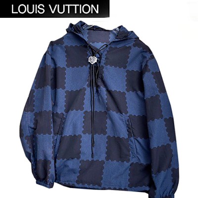 LOUIS VUITT**-032014 루이비통 네이비 다미에 바람막이 재킷 남성용
