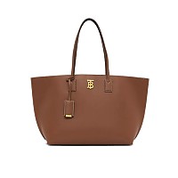 [스페셜오더]BURBER**-80525041 버버리 다크 버치 브라운 미디엄 체크 레더 토트