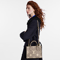 LOUIS VUITTON-M14576 루이비통 블랙 모노그램 송아지 가죽 온더고 PM