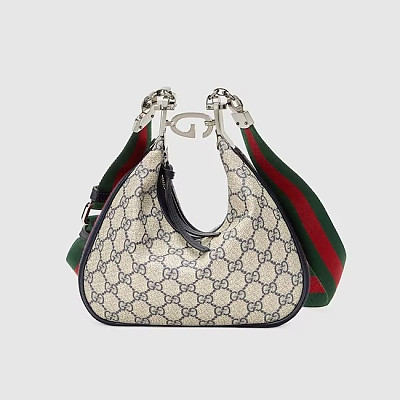 GUCCI-‎699409 구찌 베이지/에보니 아따슈 스몰 숄더백 23cm