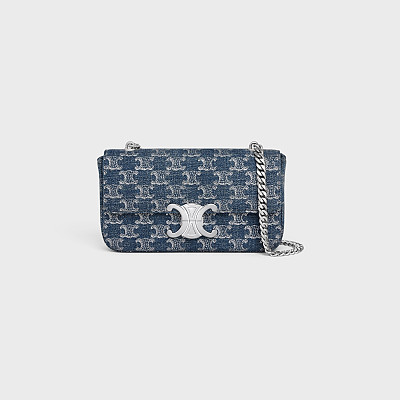 CELINE-115202 셀린느 탠 트리옹프 클로드 골드 체인 숄더백 20.5cm