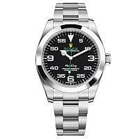[AR]롤렉스 Air-King 에어-킹 블랙다이얼 904L SS 40mm 1:1 Best Edition-126900-0001