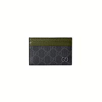 GUCCI-768248 9742 구찌 베이지/브라이트 그린 바이컬러 GG 카드 케이스