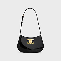 CELINE-115703 셀린느 화이트/실버 카프스킨 미디엄 틸리 숄더백 22cm