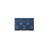 LOUIS VUITTON-M14789 루이비통 네이비 모노그램 섀도우 더블 카드 홀더