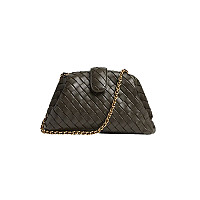 BOTTEGA VENETA-785807 보테가 베네타 다크 프랄린 틴 체인 로렌 1980