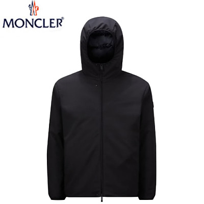 MONCLER-J20911 몽클레어 블랙 Polset 후드 쇼트 다운 재킷 남성용