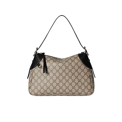 GUCCI-815216 9641 구찌 베이지/화이트 GG 엠블럼 미디엄 숄더백