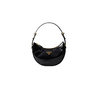 PRADA-1BC194 프라다 코코아 브라운 아르케 스웨이드 호보 숄더백 22cm