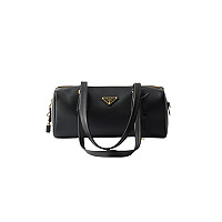 PRADA-1BB127 프라다 캐러멜 미디엄 가죽 탑 핸들 백