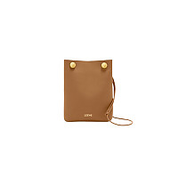 LOEWE-CANBSP 로에베 블랙 카프스킨 페블 파우치