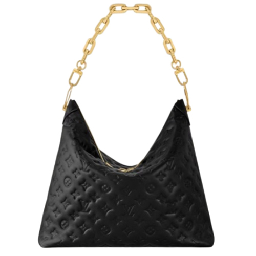 LOUIS VUITTON-M12068 루이비통 블랙 모노그램 쿠상 호보 MM