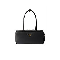 PRADA-1BB126 프라다 앰버 미디엄 가죽 탑 핸들 백