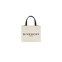 GIVENCHY-BB50N0B 지방시 블랙 G 토트 캔버스 미니 토트백