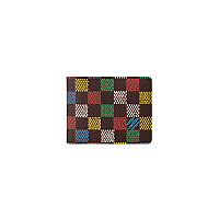 LOUIS VUITTON-M11708 루이비통 블랙 브러시드 모노그램 슬렌더 월릿