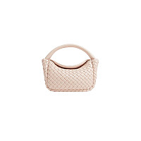 BOTTEGA VENETA-805739 보테가 베네타 화이트 스몰 코블 탑 핸들 백