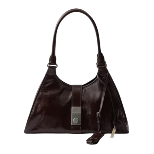 PRADA-1BG563 프라다 브라운 미디엄 가죽 토트백