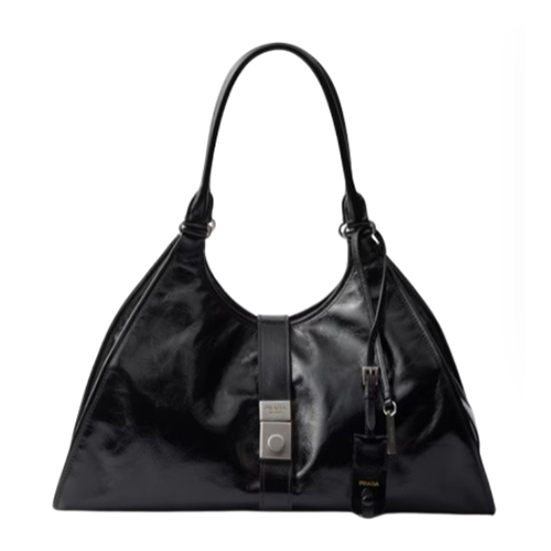 PRADA-1BG570 프라다 블랙 라지 가죽 토트백