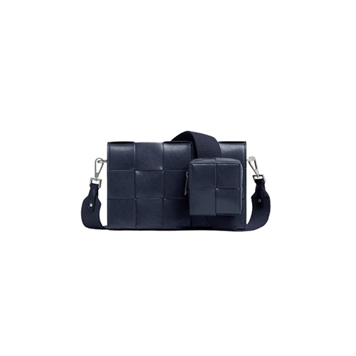 BOTTEGA VENETA-741777 보테가 베네타 블루 인트레치오 스트랩 카세트 백