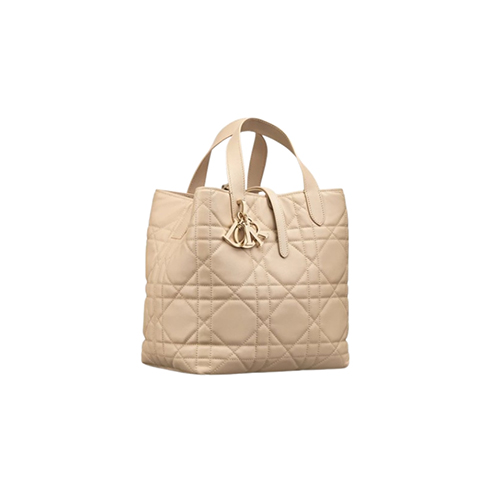 DIOR-M2836 디올 베이지 Dior Toujours 미디엄 버티컬 토트백