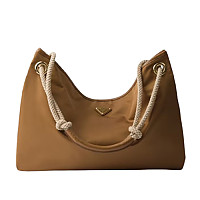 PRADA-1BC244 프라다 블랙 마리너 리나일론 라지 숄더백