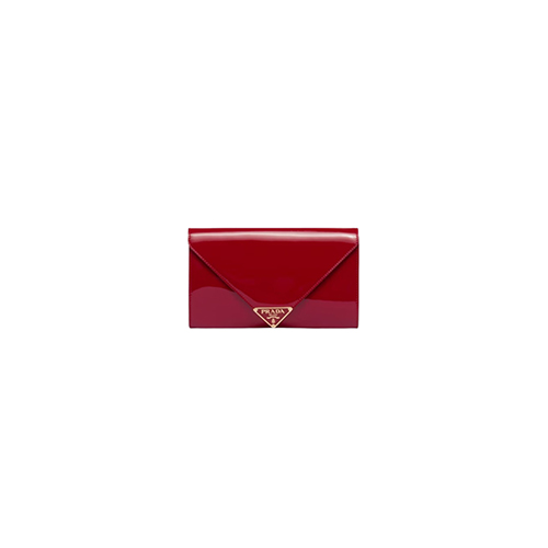 PRADA-1BP051 프라다 레드 페이턴트 가죽 미니 백