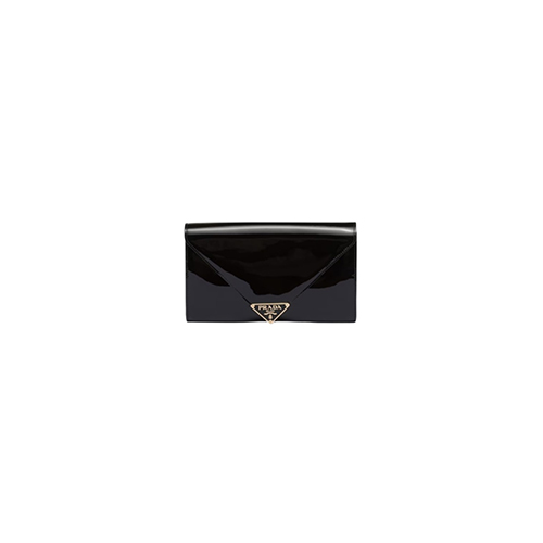 PRADA-1BP051 프라다 블랙 페이턴트 가죽 미니 백