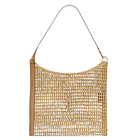 SAINT LAURENT-781289 생 로랑 블랙 라피아 마크라메 oxalis 숄더백