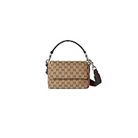 GUCCI-821617 1042 구찌 블랙 웹 디테일 스몰 GG 크로스백